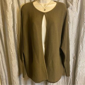 Lissy Textured Brown Cardigan XL